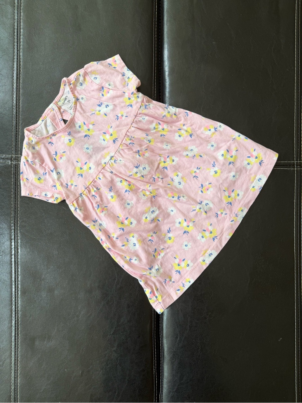 Carter's - Pink Floral Short Sleeve Cotton Top